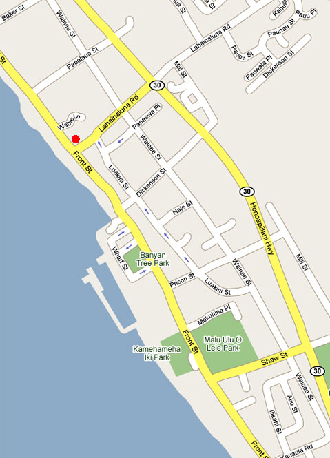 Map to Sargent's Fine Art & Sargent's Fine Jewelry