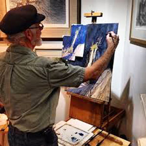 Photo of Artist Dennis Curry